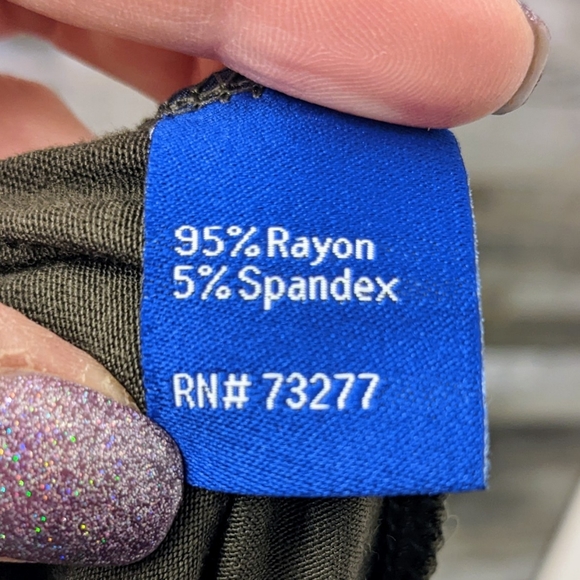 Pretty Olive Green Solid Long Sleeve High Low Tunic Top Stretchy Flowy T8 - Picture 6 of 7